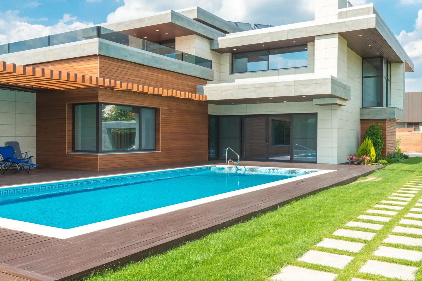 Swimming pool built in Fernleigh, NSW